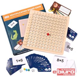 DREWNIANA GRA DO NAUKI LICZENIA. TABLICZKA MNOŻENI