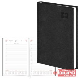 KALENDARZ A4 DZIENNY ALUMINIUM STANDARD CZARNY
