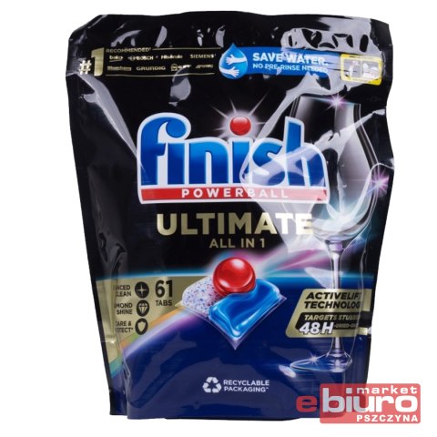 KAPSUŁKI DO ZMYWARKI FINISH 61 SZTUK ALL IN ONE