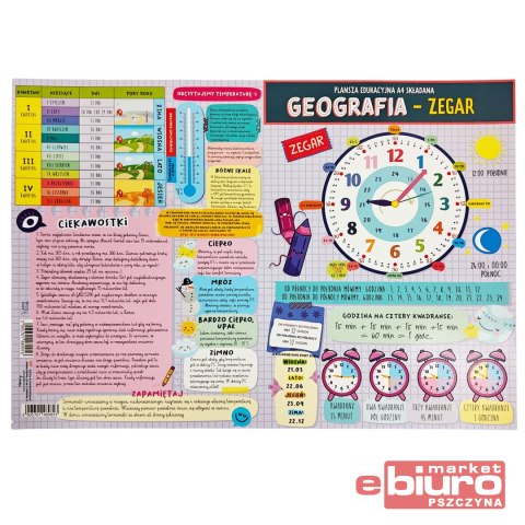 KARTA EDUKACYJNA 4 STR GEOGRAFIA ZEGAR HENRY