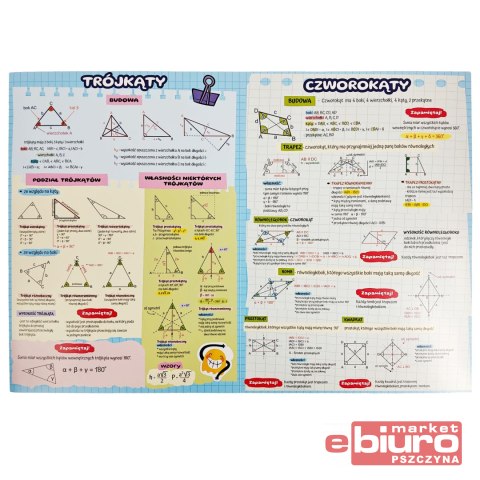 KARTA EDUKACYJNA 4 STR MATEMATYKA FIGURY TRÓ HENRY