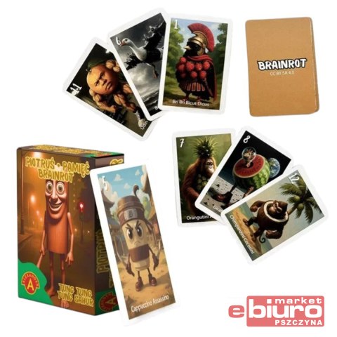 KARTY PIOTRUŚ+ PAMIĘĆ - TUNG TUNG TUNG SAHUR ALEXA