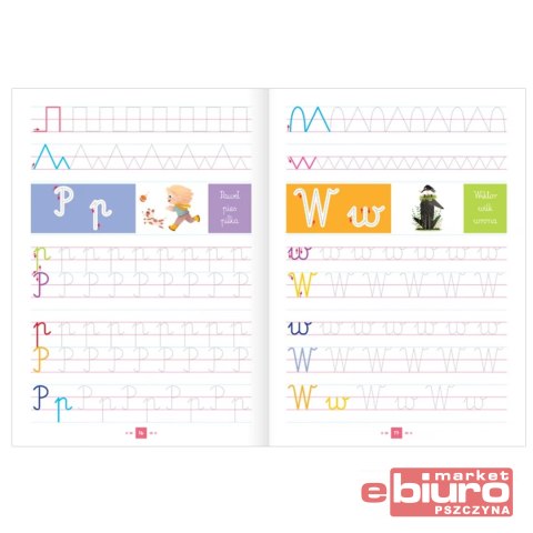 KOLOROWA KALIGRAFIA 6-7 LAT AKSJOMAT