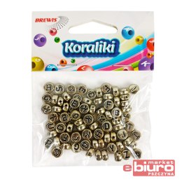 KORALIKI ALFABET ZŁOTE KL7 BREWIS