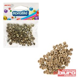 KORALIKI ALFABET ZŁOTE KL7 BREWIS