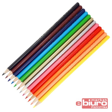 KREDKI 12 KOL 18CM PUDEŁKO KUROMI MAJEWSKI