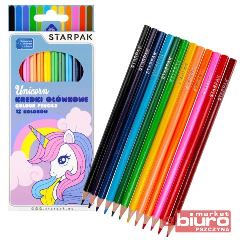 KREDKI OLO 12 KOL UNICORN