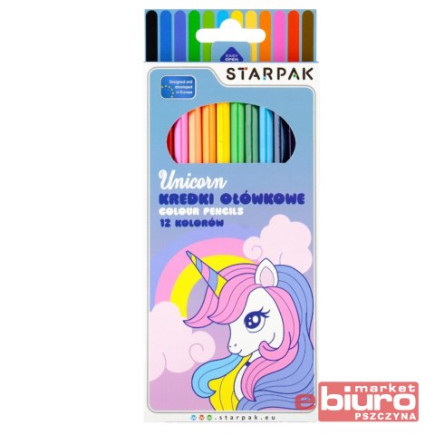 KREDKI OLO 12 KOL UNICORN