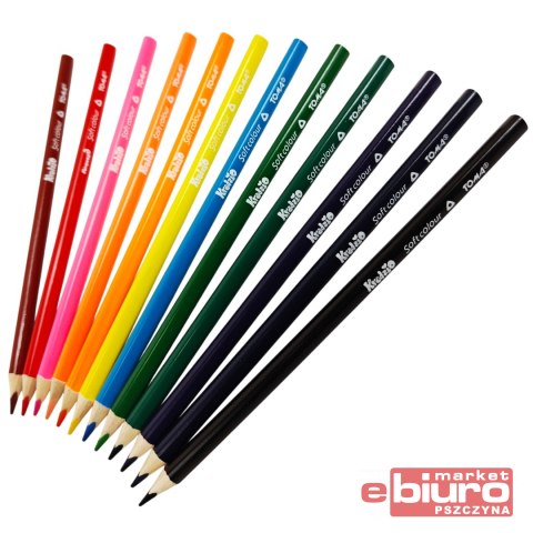 KREDKI TRÓJKĄTNE KREDZIO /12/ TO-551 8 3 TOMA