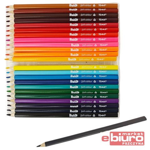 KREDKI TRÓJKĄTNE KREDZIO /24/ TO-551 8 4 TOMA