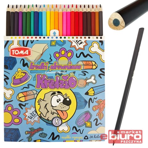 KREDKI TRÓJKĄTNE KREDZIO /24/ TO-551 8 4 TOMA