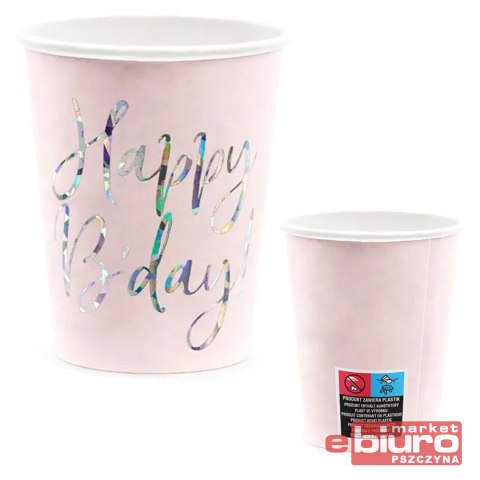 KUBECZKI HAPPY B'DAY JASNY PUDR RÓŻ 220ML A'6 PAR