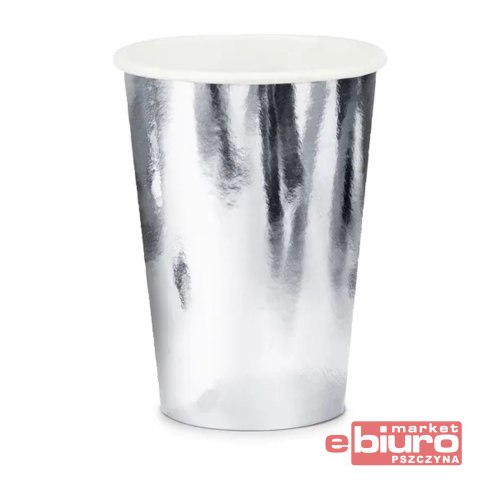 KUBECZKI SREBRNY 220ML A'6 PARTYDECO