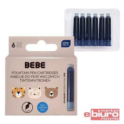 NABOJE DO PIÓR 6SZT BEBE FR INTERDRUK
