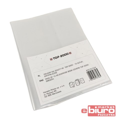 OKŁADKA NA ZESZYT TOP BG10 A5 PP90 KRYST