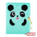 PAMIĘTNIK Z KŁÓDKĄ ASTRAPAP MINTY PANDA A5 96K