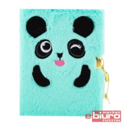 PAMIĘTNIK Z KŁÓDKĄ ASTRAPAP MINTY PANDA A5 96K