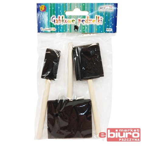 PĘDZELKI GĄBKOWE PG-3455 DO MALOWANIA FARB A'3