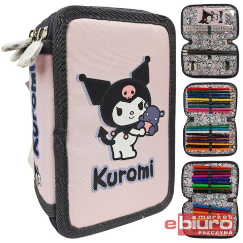 PIÓRNIK POTRÓJNY Z WYP. KUROMI PINK MAJEWSKI