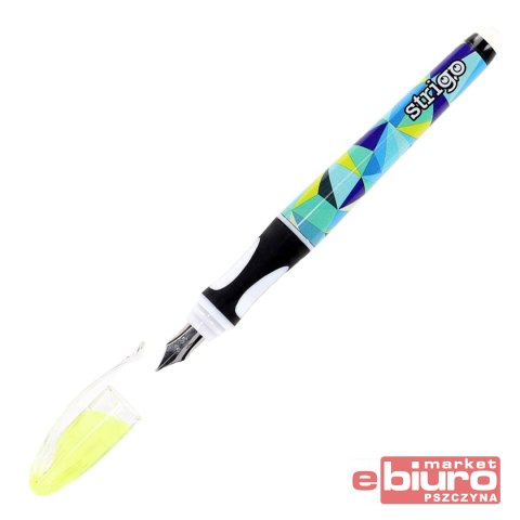 PIÓRO STRIGO WYMAZYWALNE ZE STALÓWKĄ GEOMETRIC