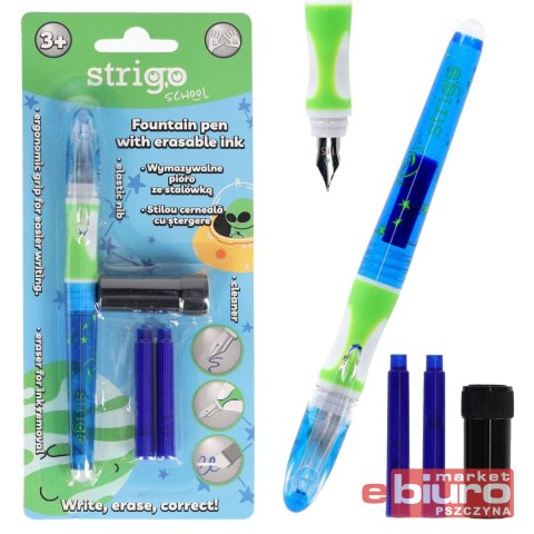 PIÓRO STRIGO WYMAZYWALNE ZE STALÓWKĄ KOSMOS