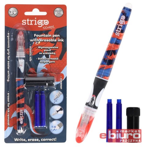 PIÓRO STRIGO WYMAZYWALNE ZE STALÓWKĄ SMOK