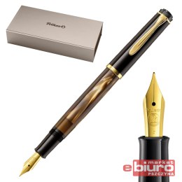 PIÓRO WIECZNE M200 F BRĄZOWE MARMUR PELIKAN