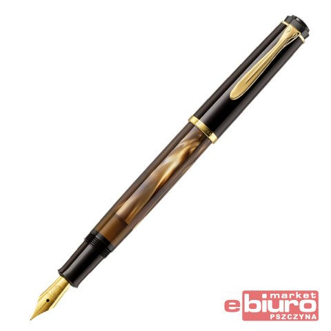 PIÓRO WIECZNE M200 F BRĄZOWE MARMUR PELIKAN
