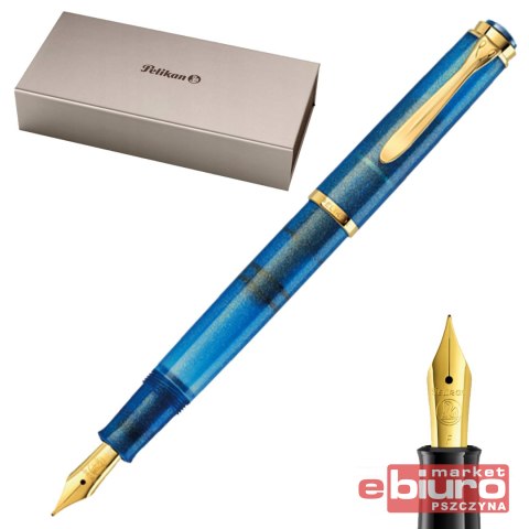 PIÓRO WIECZNE M200 F GOLDEN LAPIS W ETUI