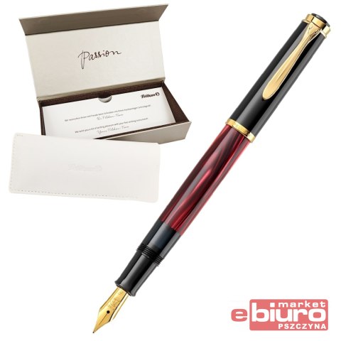 PIÓRO WIECZNE PELIKAN CLASSIC MARBLE M200/F CZERWO