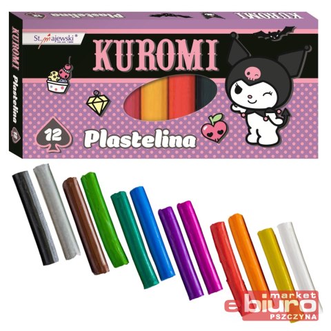 PLASTELINA 12 KOL KUROMI MAJEWSKI