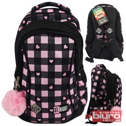 PLECAK 3 KOM STRIGHT BP-26 PINK CHECKERED