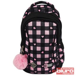 PLECAK 3 KOM STRIGHT BP-26 PINK CHECKERED