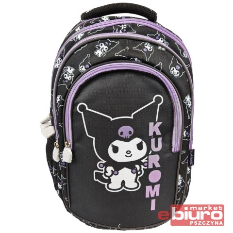 PLECAK 4-KOMOROWY BPL-58 KUROMI BLACK MAJEWSKI