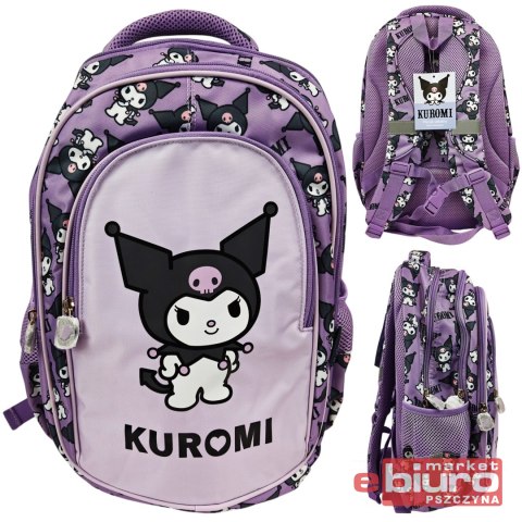 PLECAK 4-KOMOROWY BPL-58 KUROMI VIOLET MAJEWSKI