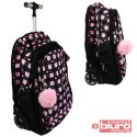 PLECAK NA KÓŁKACH STRIGHT TB-01 PINK CHECKERED