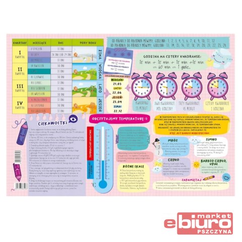 PODKŁAD BIURKOWY ZEGAR HENRY