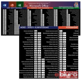 PODKŁADKA NA BIURKO DUŻA 78,9X36,1 MICROSOFT OFFIC