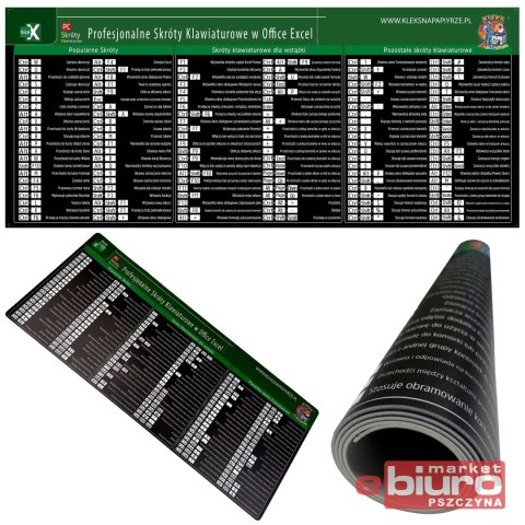 PODKŁADKA NA BIURKO DUŻA 82,6X35,1CM OFFICE EXCEL