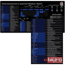 PODKŁADKA NA BIURKO DUŻA 89,1X43 WINDOWS MACOS