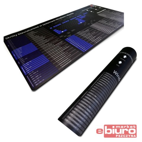 PODKŁADKA NA BIURKO DUŻA 89,1X43 WINDOWS MACOS