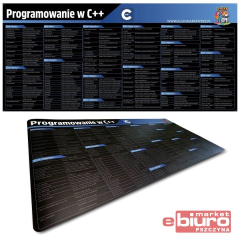 PODKŁADKA NA BIURKO MAŁA 59,1X27 PROGRAM W C++