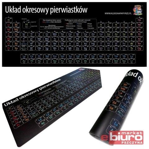 PODKŁADKA NA BIURKO MAŁA 59,7X26,5 UKŁAD OKRES PIE