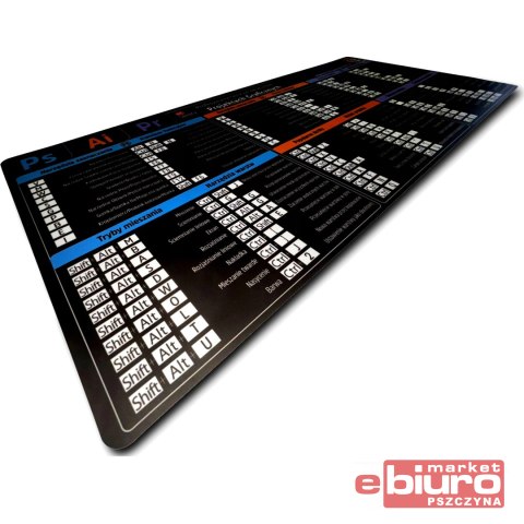 PODKŁADKA NA BIURKO MAŁA 59,8X26,2 PHOTOSHOP ILLUS