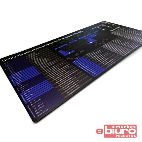 PODKŁADKA NA BIURKO MAŁA 66,9X32,4 WINDOWS MACOS