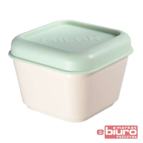 POJEMNIK NA LUNCH KWADRATOWY 0,33L KREMOWO-MIĘTOWY