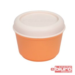 POJEMNIK NA LUNCH OKRĄGŁY 0,25L BEŻOWO-POMAR MILAN