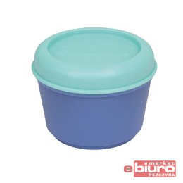 POJEMNIK NA LUNCH OKRĄGŁY 0,25L NIEB-ZIELONY MILAN