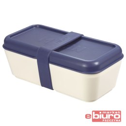 POJEMNIK NA LUNCH PROSTOKĄT 0,75L KREM-GRANA MILAN