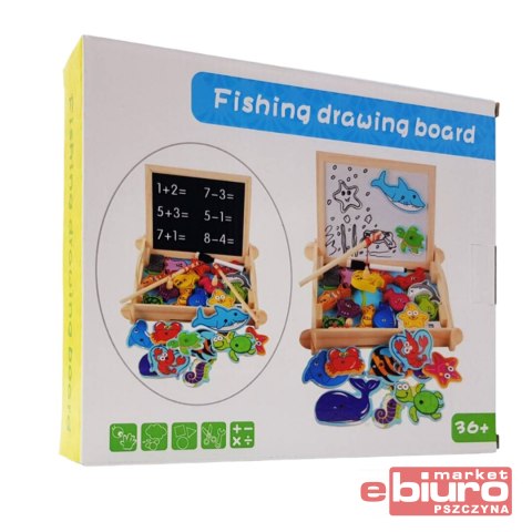 RYBKI DREWNIAN GRA ZRĘCZNOŚCIOWA W SKRZYNCE